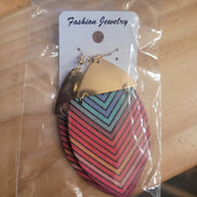 Colorful Leaf Dangle Earrings