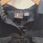 ALC Atlas Classics Black Medium Button-Up Shirt