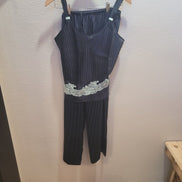 Jones New York Striped Pants Set