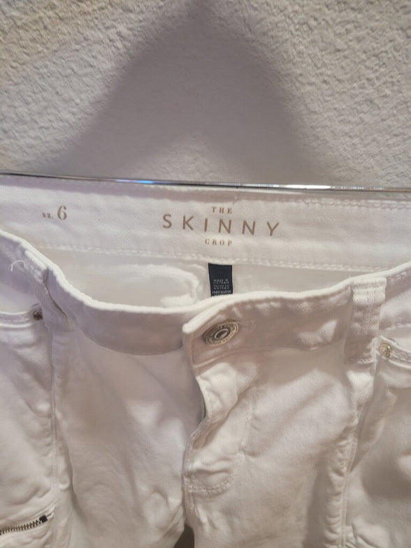 The Skinny White Cargo Pants