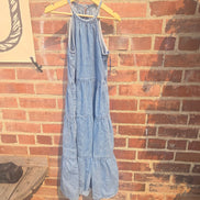 Zara Denim Maxi Dress