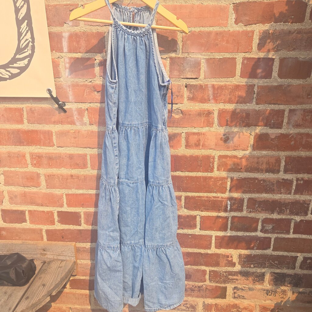 Zara Denim Maxi Dress
