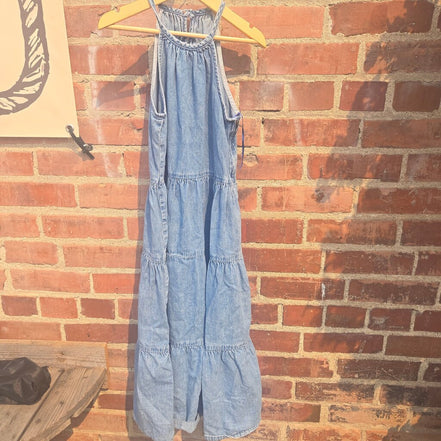 Zara Denim Maxi Dress