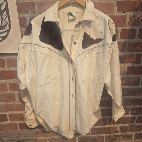 Jeanine Mark Large Vintage Cowboy Shirt with Studs