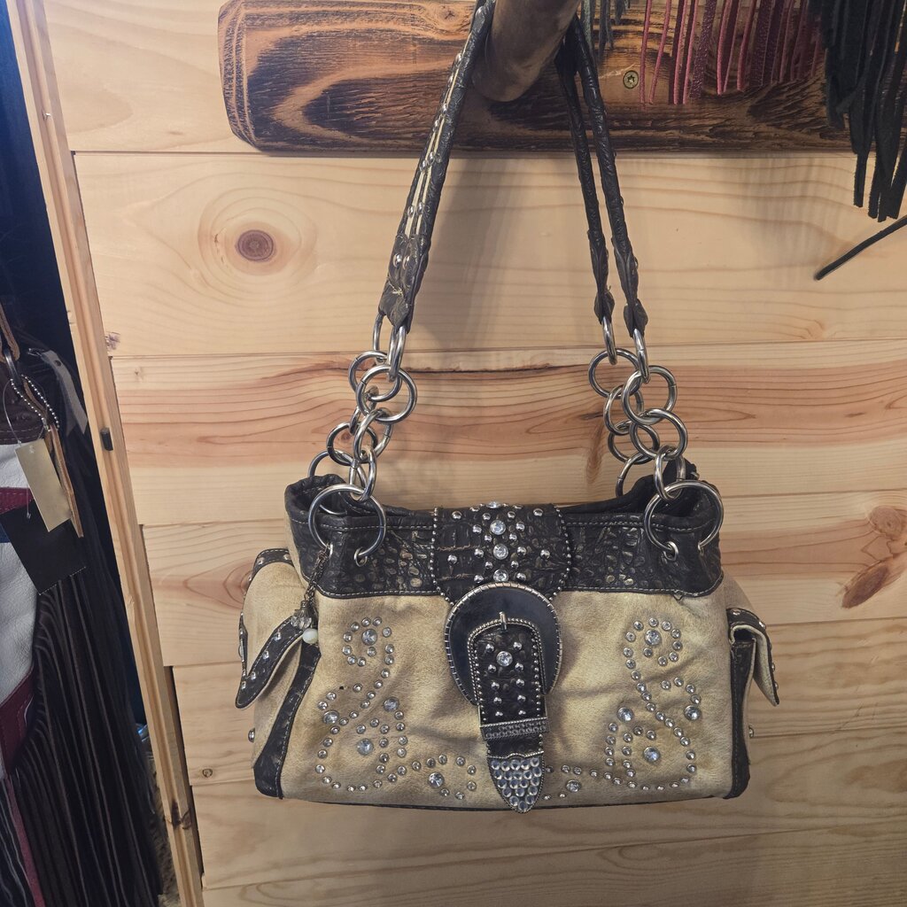 Montana West Women's Handbag with Studded Design