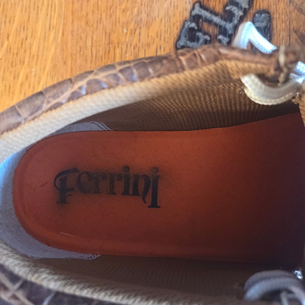 Ferrini Brown Leather Shoes