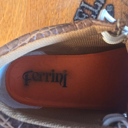 Ferrini Brown Leather Shoes