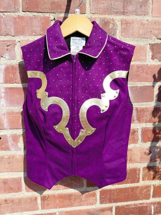 Hobby Horse Purple Western Vest