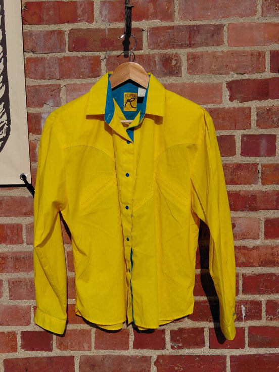 Vintage Roper Yellow Western Shirt