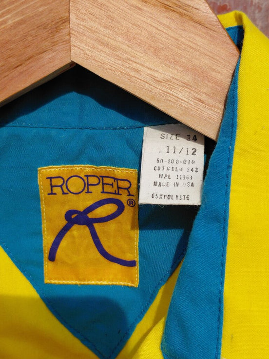 Vintage Roper Yellow Western Shirt