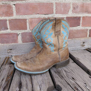 Brown Embroidered Cowgirl Boots