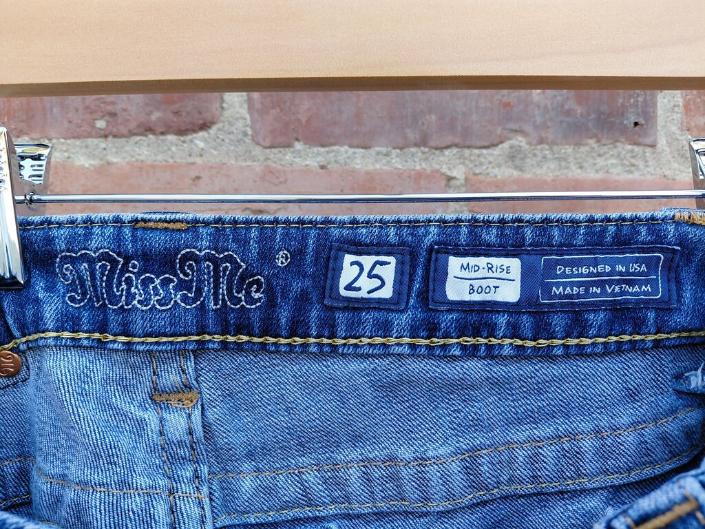 Miss Me Mid-Rise Boot Cut Jeans