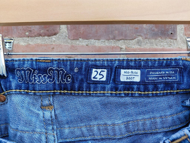 Miss Me Mid-Rise Boot Cut Jeans