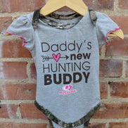 Mossy Oak Daddy's New Hunting Buddy Baby Bodysuit