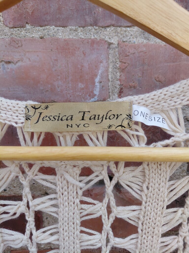 Jessica Taylor Women's Bohemian Crochet Vest