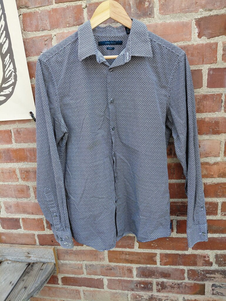 Perry Ellis Slim Fit Button-Up Shirt