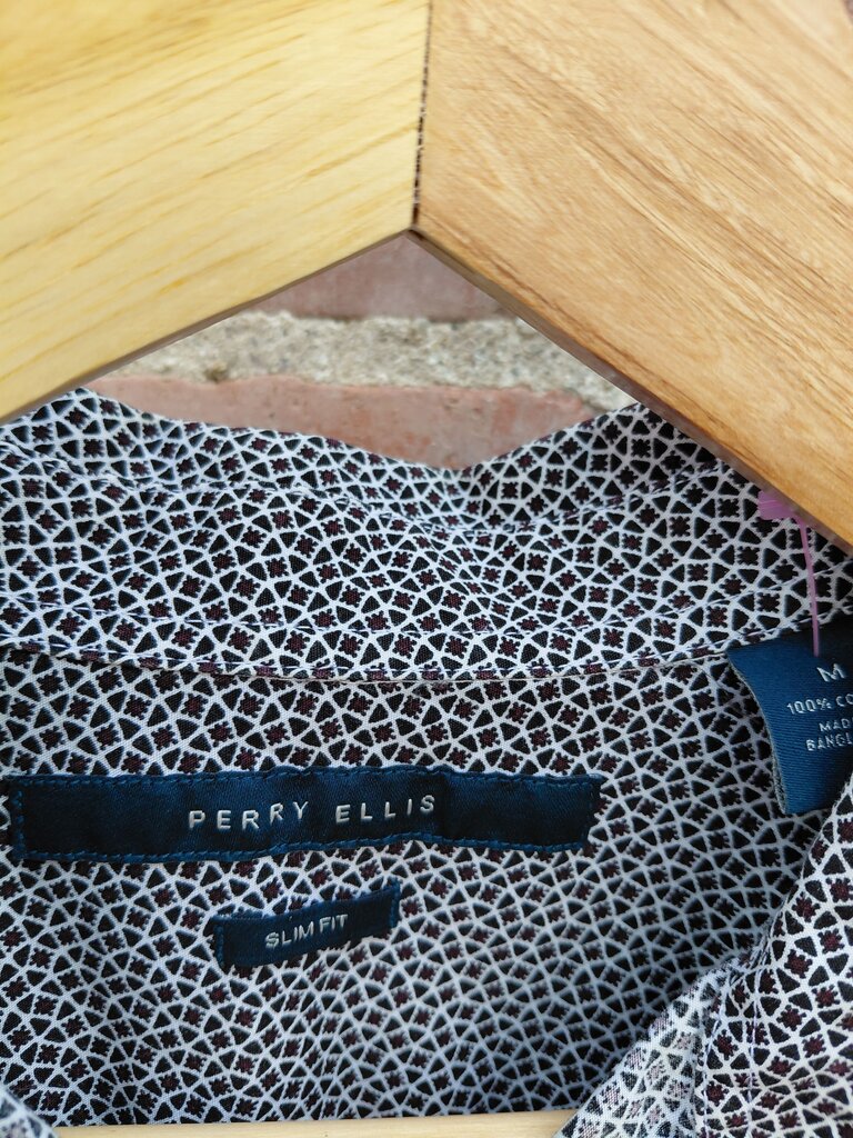 Perry Ellis Slim Fit Button-Up Shirt