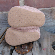Baby Girl Pink Sparkly Booties