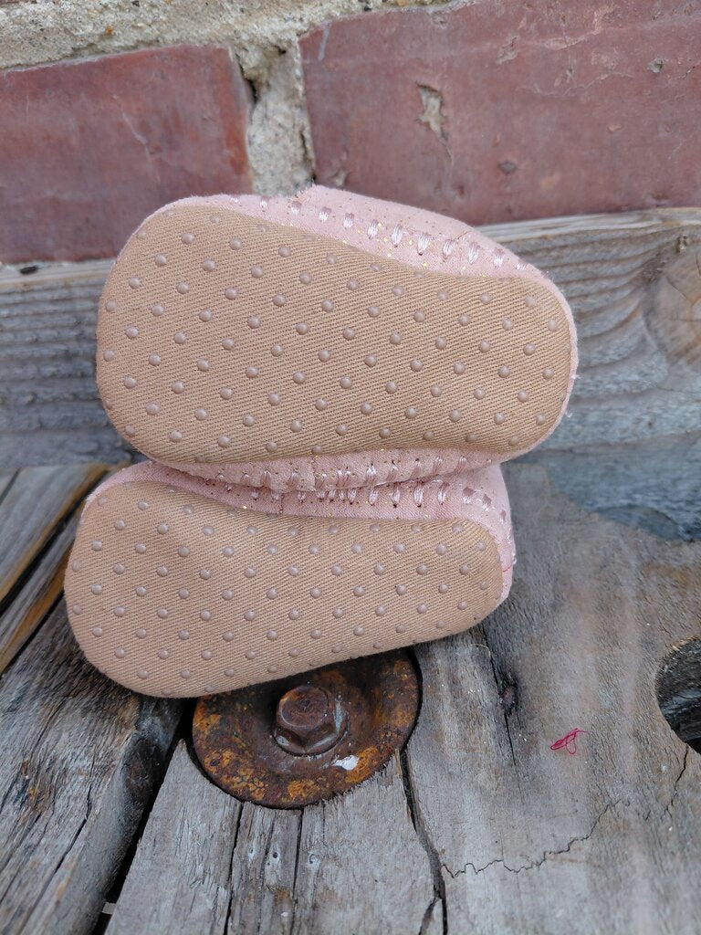 Baby Girl Pink Sparkly Booties