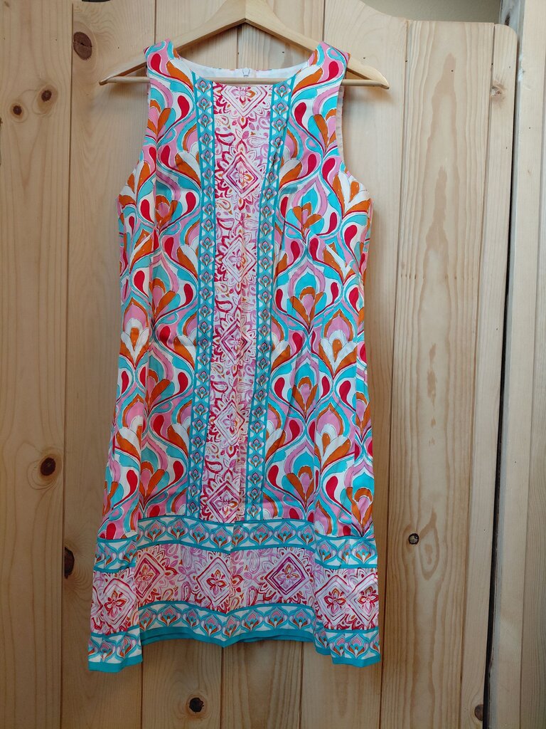 Colorful Floral Print Dress