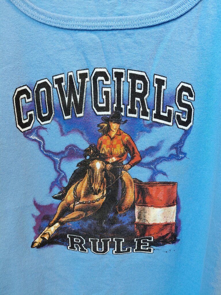 Cowgirls Rule Graphic Tank Top