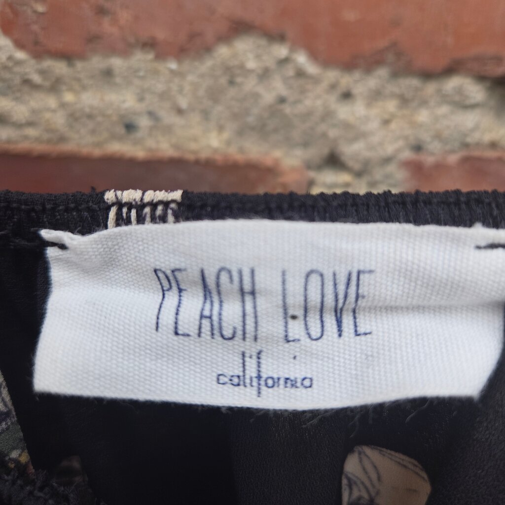 Peach Love California Cactus Print Blouse