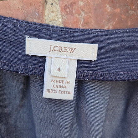 J.Crew Women's Denim Sleeveless Dress