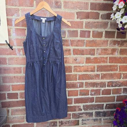 J.Crew Women's Denim Sleeveless Dress