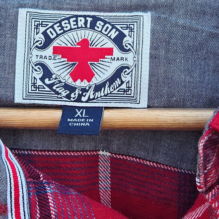Desert Son Plaid Flannel Shirt