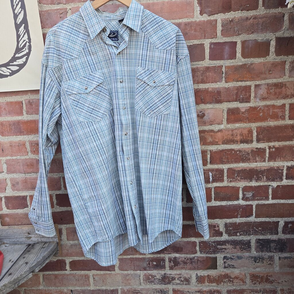 Roper Men's Plaid Western Shirt