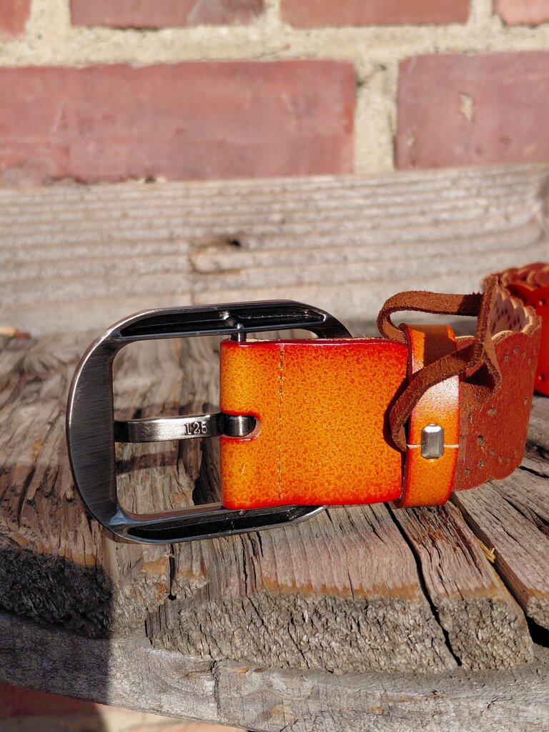 Vintage Western Style Leather Belt