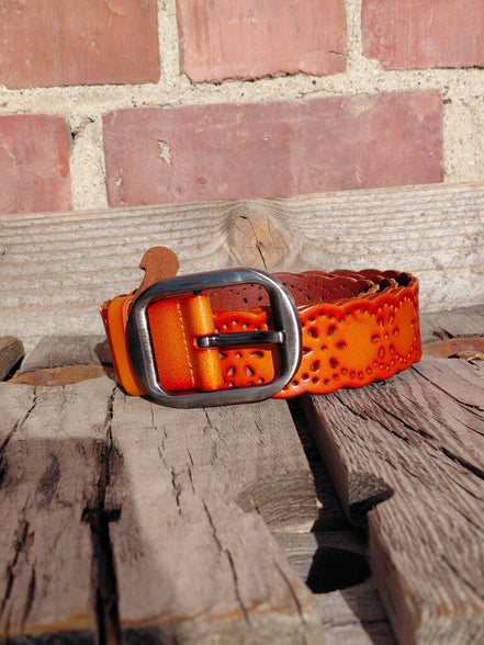Vintage Western Style Leather Belt