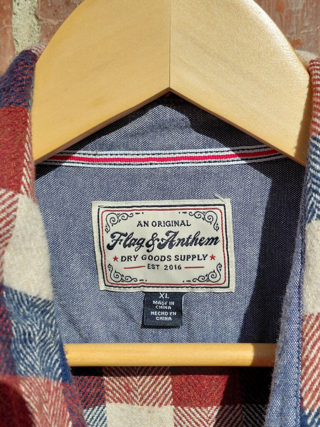 Flag & Anthem Plaid Flannel Shirt