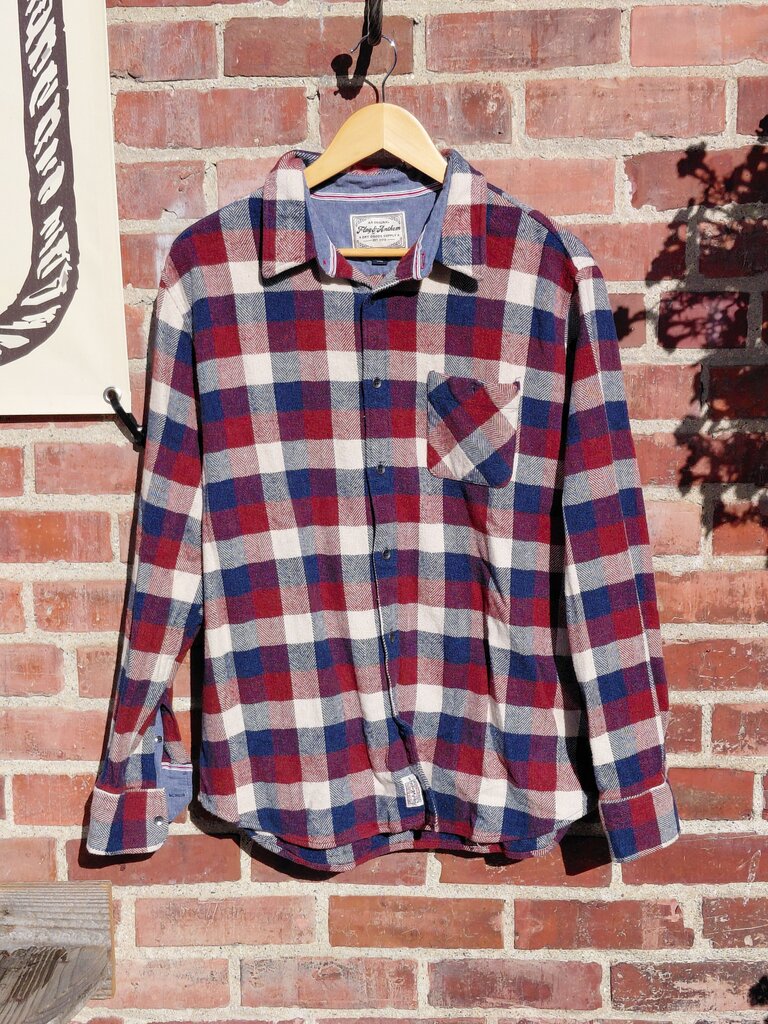 Flag & Anthem Plaid Flannel Shirt