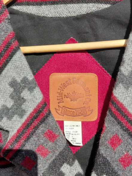 Men's Southwestern Style Wool Vest