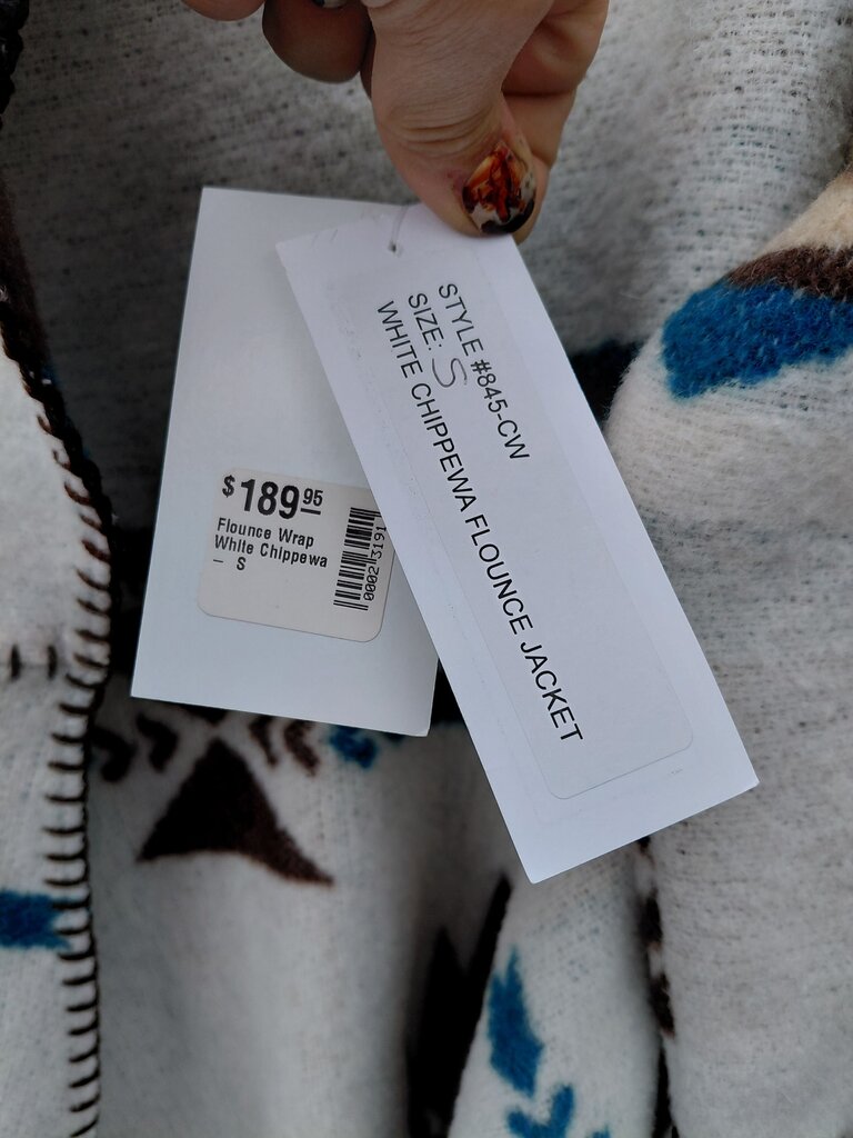 White Chippewa Flounce Jacket