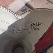 Rodeo Drive Red Leather Cowboy Boots