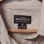 Woolrich Men's 2XL Light Gray Button-Up Shirt