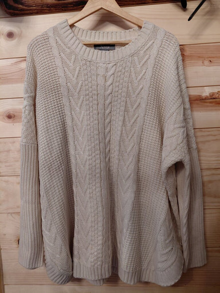 Natural Reflections Cream Knit Sweater