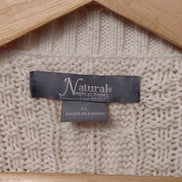 Natural Reflections Cream Knit Sweater