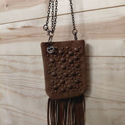Fringe Suede Crossbody Bag