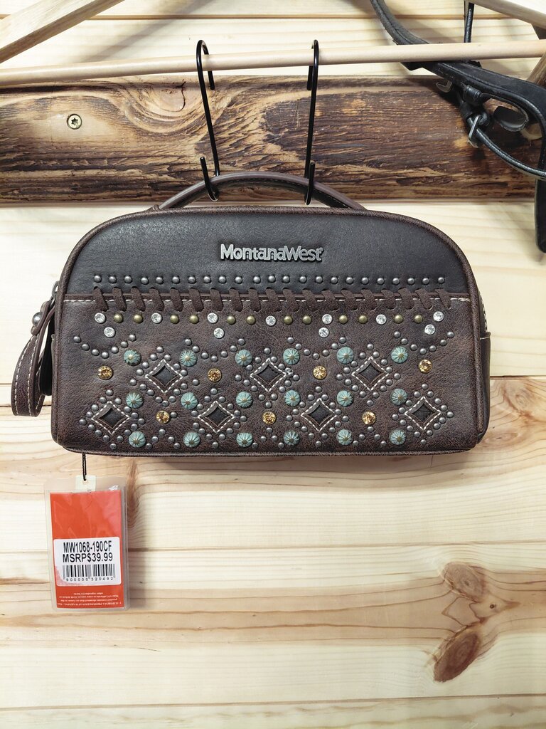 Montana West Handbag with Studded Design