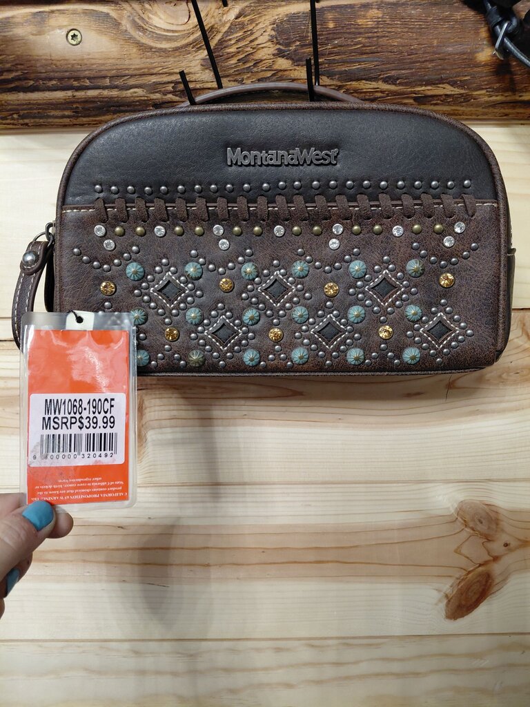 Montana West Women's Decorative Clutch