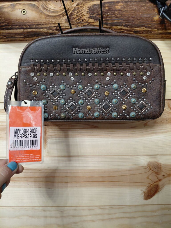 Montana West Women's Decorative Clutch