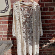 POL Lace Kimono Cardigan