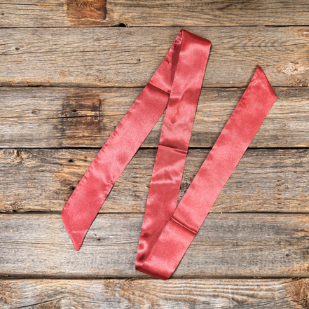 Dusty Copper Western Skinny Mini Wild Rag Scarf / Cowgirl Necktie #TW312