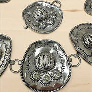WESTERN CRYSTAL COWBOY HAT LINK BELT