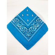 BLUE Pasley Pattern Bandanas: BLUE / ONE(12)