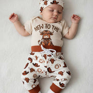 Western NEW TO THE HERD 3pc baby boutique set 2601089M