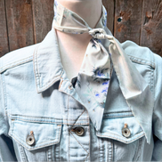Blue and Green Western Skinny Mini Wild Rag Scarf / Cowgirl Necktie #TW116